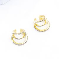 Fashion Multi-circle Pearl Alloy Ear Clip main image 5