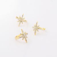 Classic Eight-pointed Star Alloy Ear Clip main image 5