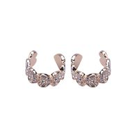 Simple Alloy Diamond Earrings Wholesale main image 3