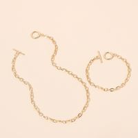 Simple Fashion Style New Chain Necklace Bracelet main image 3