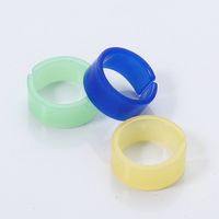 Simple Style Fashion Acrylic Resin Retro Ring Set main image 1