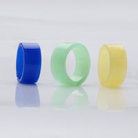 Simple Style Fashion Acrylic Resin Retro Ring Set main image 5