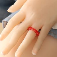 Fashion Style Acrylic Korean Trendy Ring Set main image 3