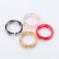Fashion Style Acrylic Korean Trendy Ring Set main image 4