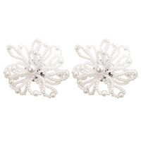 Baroque Pearl New Flower Stud Earrings main image 2