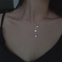 Korean Version Simple Star Pendant Necklace main image 2