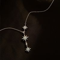 Korean Version Simple Star Pendant Necklace main image 5