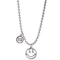 Korean Style Hollow Smiley Letter Necklace main image 6