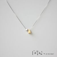 Collar Con Colgante De Geometría Chapado En Oro De Moda Coreana main image 1