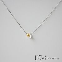Collar Con Colgante De Geometría Chapado En Oro De Moda Coreana main image 3