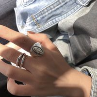 Wholesale Simple 925 Sterling Silver Geometric Open Ring main image 4