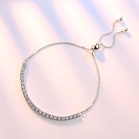Elegant Diamond Tennis Zircon Crystal Bracelet main image 3
