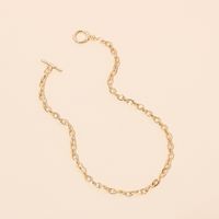 Simple Fashion Style New Chain Necklace Bracelet sku image 2