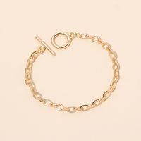 Simple Fashion Style New Chain Necklace Bracelet sku image 1