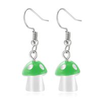 New Creative Simple Fashion Style  Pastoral Mushroom Earrings sku image 2