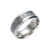 Fashion Stainless Steel Cross Pattern Ring Wholesale main image 3