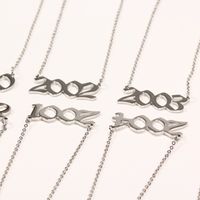 Fashion New Style Titanium Steel Year Necklace main image 3