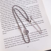 S925 Silver Smiley Face Simple Fashion Necklace main image 5