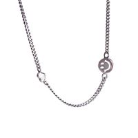 S925 Collier De Mode Simple Visage Souriant En Argent main image 6