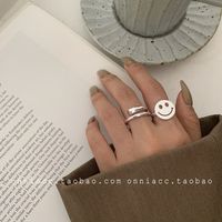 S925 Sterling Silver Double Layer Open Ring main image 1