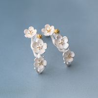 Korean Style Cherry Blossom Earrings main image 5