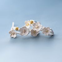 Korean Style Cherry Blossom Earrings main image 4