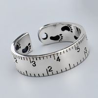 Korean Scale 925 Sterling Silver Opening Ring main image 4