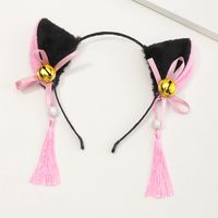 Korean Style Cute Cat Ears Tassel All-match Headband sku image 1