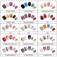 24 Morceaux D&#39;ongles Finis Faux Ongles main image 1
