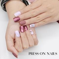 24 Morceaux D&#39;ongles Finis Faux Ongles main image 9