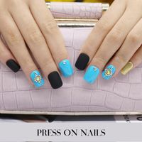 24 Morceaux D&#39;ongles Finis Faux Ongles main image 12