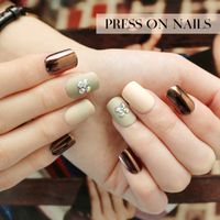 24 Morceaux D&#39;ongles Finis Faux Ongles main image 18