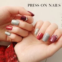 24 Morceaux D&#39;ongles Finis Faux Ongles main image 25