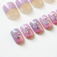 24 Morceaux D&#39;ongles Finis Faux Ongles main image 28