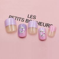 24 Morceaux D&#39;ongles Finis Faux Ongles main image 29