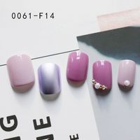 24 Morceaux D&#39;ongles Finis Faux Ongles main image 56