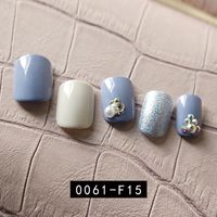 24 Morceaux D&#39;ongles Finis Faux Ongles main image 62
