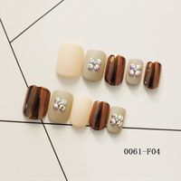 24 Morceaux D&#39;ongles Finis Faux Ongles sku image 3