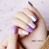 24 Morceaux D&#39;ongles Finis Faux Ongles sku image 12