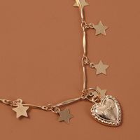 Fashion New Style Metal Love Star Clavicle Necklace main image 5