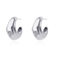 Fashion Geometric C-shaped Alloy Earrings sku image 4