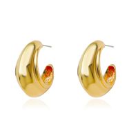 Fashion Geometric C-shaped Alloy Earrings sku image 5