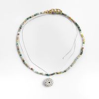 Collier De Perles De Riz Tressé Multicouche À La Mode De Style Bohème sku image 1