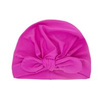 Fashion Solid Color Knotted Rabbit Ear Baby Hat sku image 4