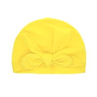Fashion Solid Color Knotted Rabbit Ear Baby Hat sku image 6