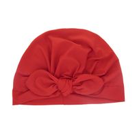 Fashion Solid Color Knotted Rabbit Ear Baby Hat sku image 12