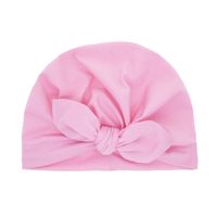 Fashion Solid Color Knotted Rabbit Ear Baby Hat sku image 5