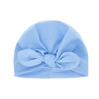 Fashion Solid Color Knotted Rabbit Ear Baby Hat sku image 16