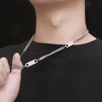 Fashion New Style Steel Trendy Simple Necklace main image 5