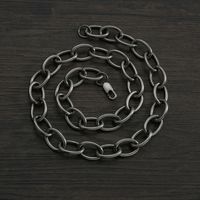 Hip-hop Titanium Steel Thick Chain O-shaped Bracelet main image 5